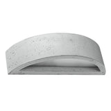 Sollux Lighting Atena Wall Lamp with Concrete and Glass Design, E27 – Modern Indoor Lighting, Grey