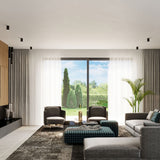 Sollux Lagos Ceiling Lamp with Black Steel Finish, GU10 Fitting – Modern Spotlight Ceiling Light