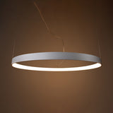 Rio Modern LED Chandelier in White Aluminium, 110cm – Warm White 3000K, 7820lm