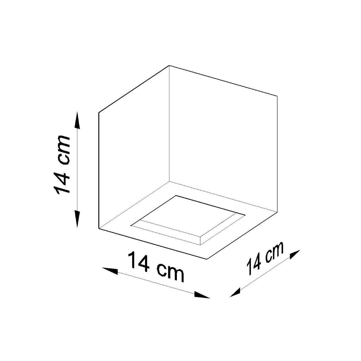 Leo Modern Ceramic & Glass Wall Light, E27