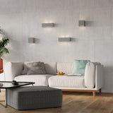 Leo Modern Ceramic & Glass Wall Light, E27