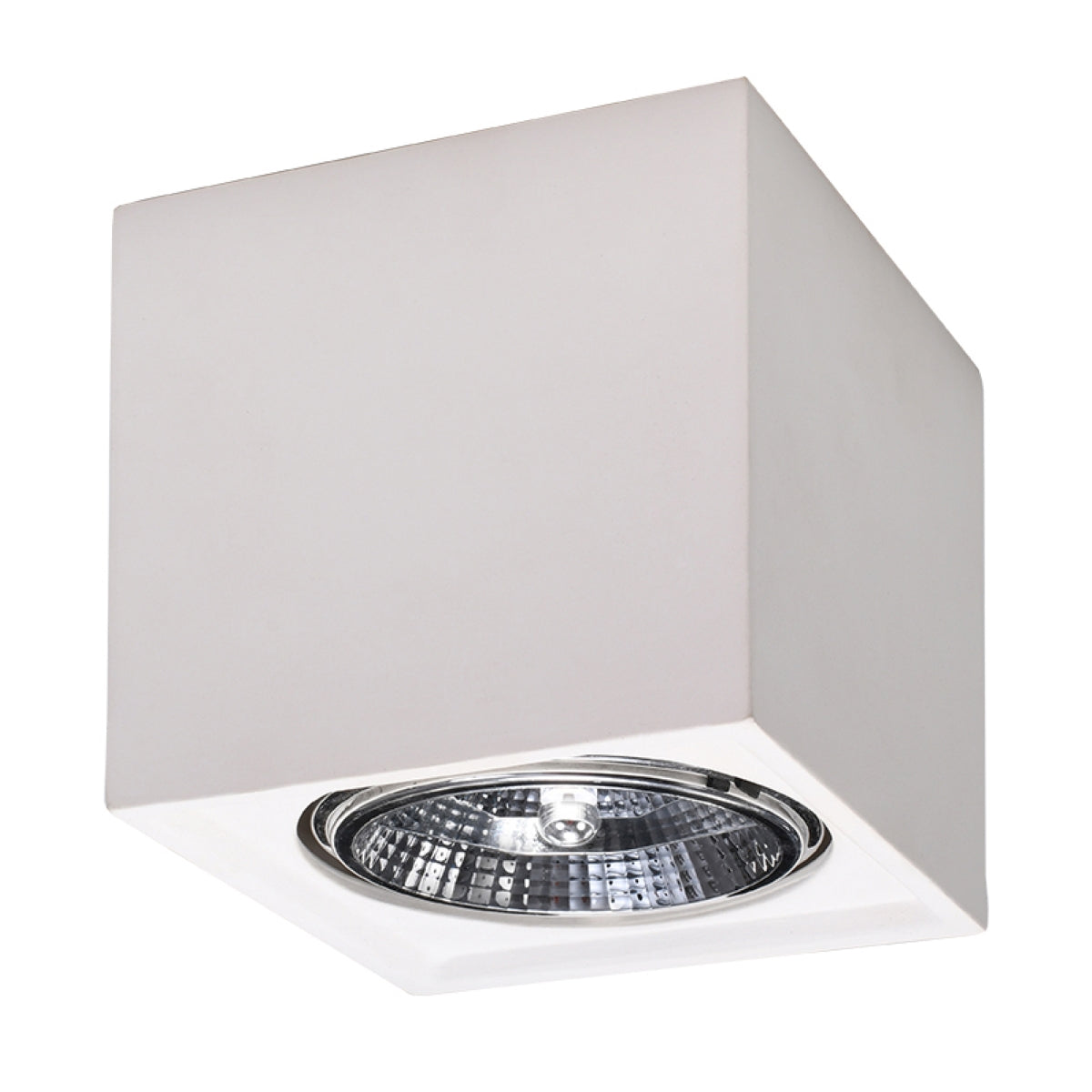 Sollux Seida Ceiling Lamp in White Ceramic, GU10/ES111 Fitting – Modern Ceiling Light