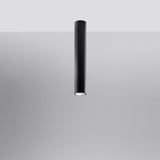 Sollux Lighting Lagos Steel Ceiling Lamp with GU10 Fitting – Modern Design, Black