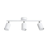 Sollux Lighting Lemmi Steel Ceiling Light with 3 GU10 Spots – Minimalist Design, White