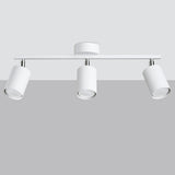 Sollux Lighting Lemmi Steel Ceiling Light with 3 GU10 Spots – Minimalist Design, White