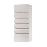 Sollux Lighting Samir Wall Lamp with Ceramic and Glass Design, E27 – Modern Indoor Light, White