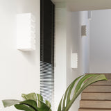 Sollux Lighting Samir Wall Lamp with Ceramic and Glass Design, E27 – Modern Indoor Light, White