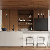 Sollux Lighting Borgio Pendant Lamp, Steel and Concrete with Three GU10 Fittings – Modern, Black and Grey