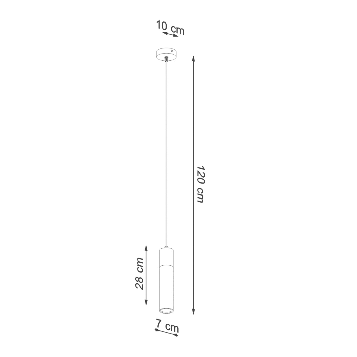 Zane Industrial Pendant Lamp in Concrete and Wood, GU10 – Grey and Natural Wood