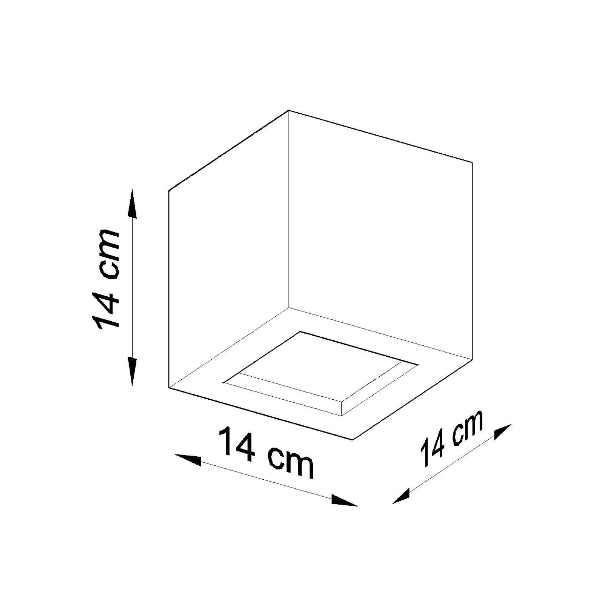 Leo Modern Ceramic & Glass Wall Light, E27