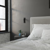 Sollux Lighting Enif Steel Wall Light with G9 Fitting – Modern Design, Black
