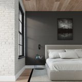 Sollux Lighting Enif Steel Wall Light with G9 Fitting – Modern Design, Black