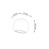 Globe Modern Ceramic Wall Light, E27