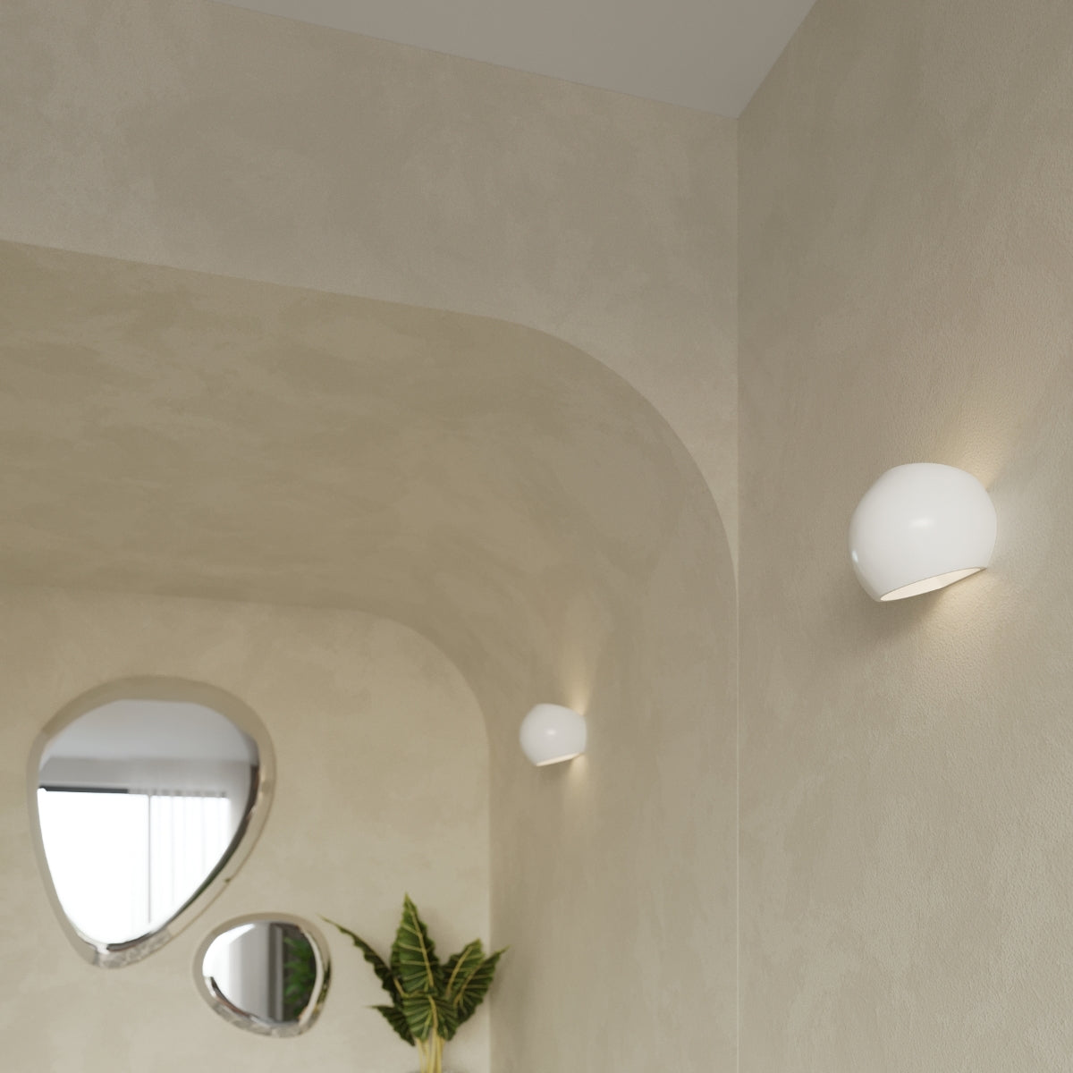 Globe Modern Ceramic Wall Light, E27