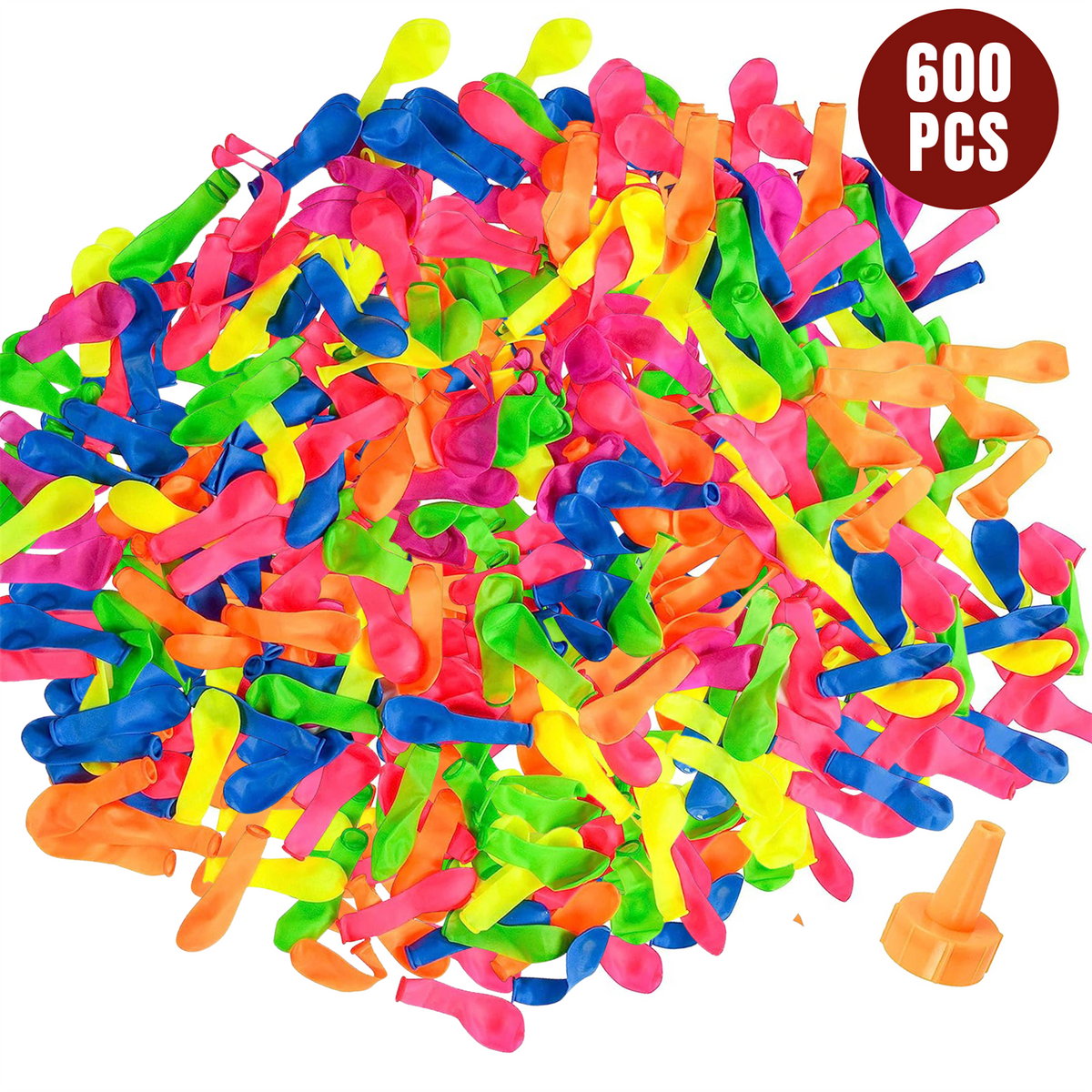 SOKA 600 Water Bombs with Filling Nozzle – Outdoor Summer Water Fun for Kids Aged 8+