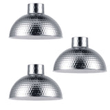 Chrome Retro Easy Fit Pendant Shades – 3 Pack