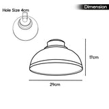 Burgundy Curved Easy Fit Metal Lamp Shades – 2 Pack