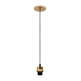 LEDSONE Industrial French Gold Pendant Light Fitting with E27 Holder & 95cm Cable – Dimmable Retro Light Kit