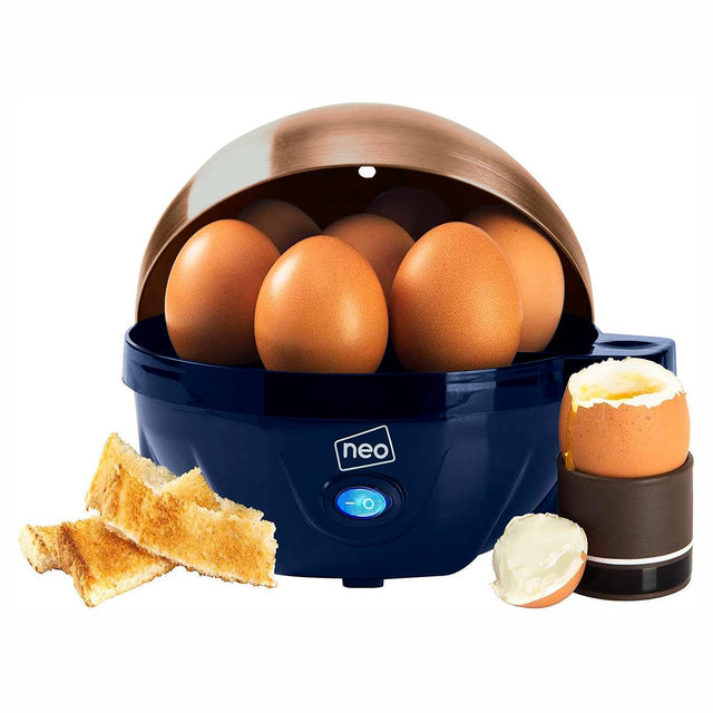 Neo blue and copper electric egg boiler