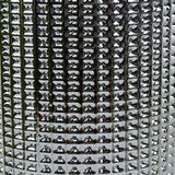 30cm Silver Dot Glass Vase