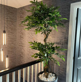 150cm artificial twisted ficus tree
