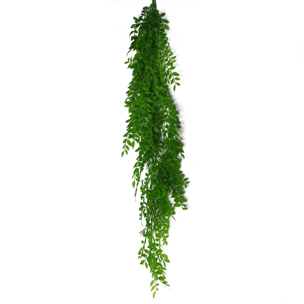 Leaf 100cm Hanging Artificial String of Pearls Plant – Unpotted Trailing Faux Foliage, Light Green