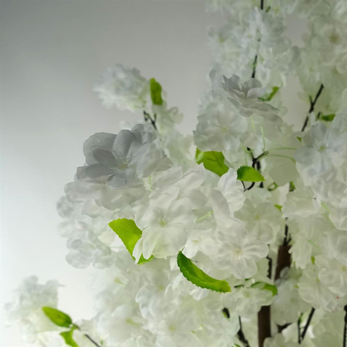 Leaf 150cm Artificial Blossom Tree with Pre-Potted Plastic Pot – Fully Assembled Faux Tree
