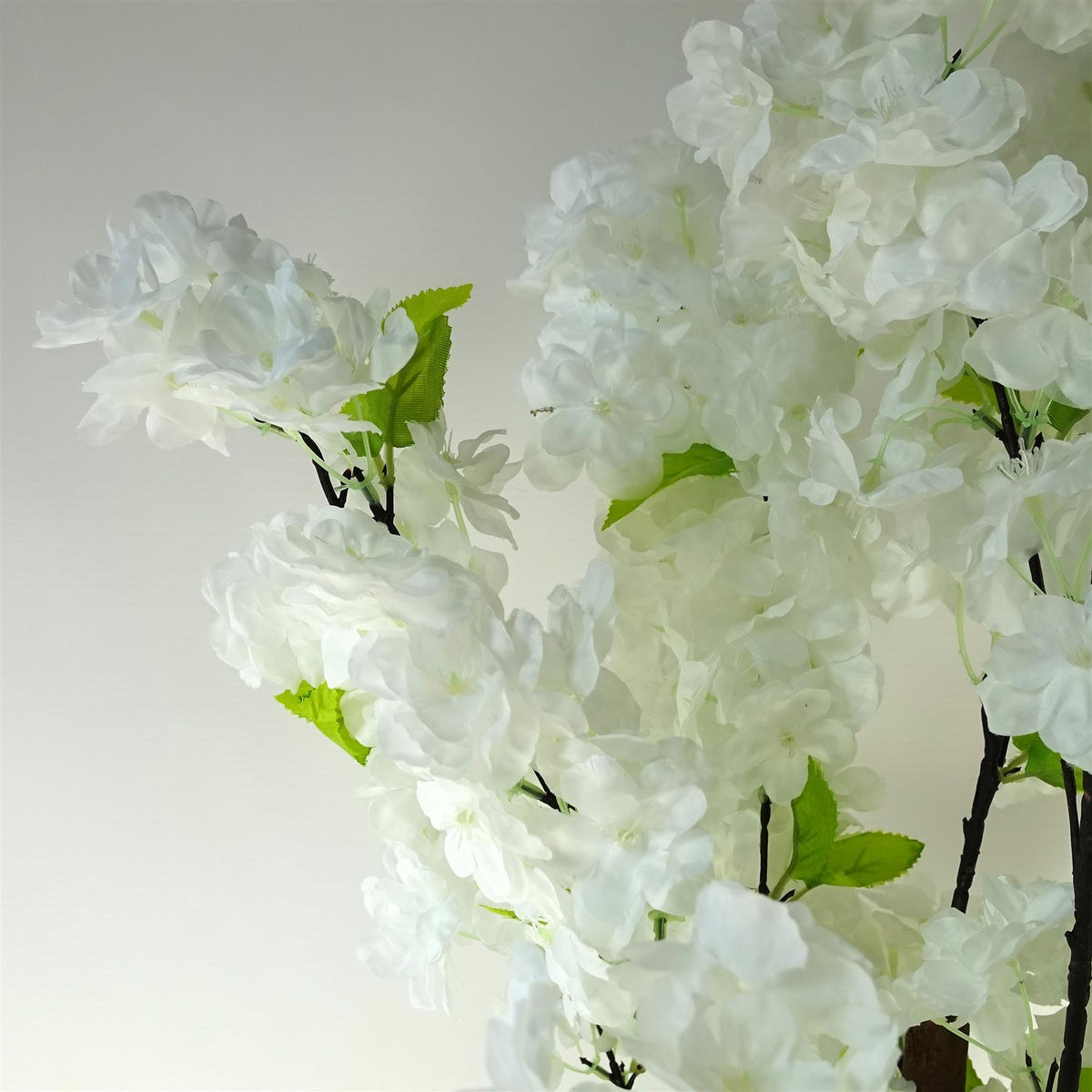 Leaf 150cm Artificial Blossom Tree with Pre-Potted Plastic Pot – Fully Assembled Faux Tree