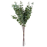 Leaf Design UK Pack of 6 Artificial Eucalyptus Foliage Stems, 100cm – Silk Leaves for Arrangements & Decor