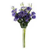 Pack of 6 x 80cm Artificial Purple Wild Rose Stem – 36 Flowers
