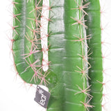 Leaf Design Large Artificial Cactus Plant with Weighted Pot – Tropical Indoor Decoration