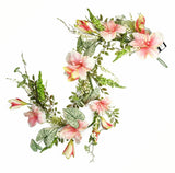 180cm Artificial Hanging Pink Lily Plant Realistic Garland Trailing