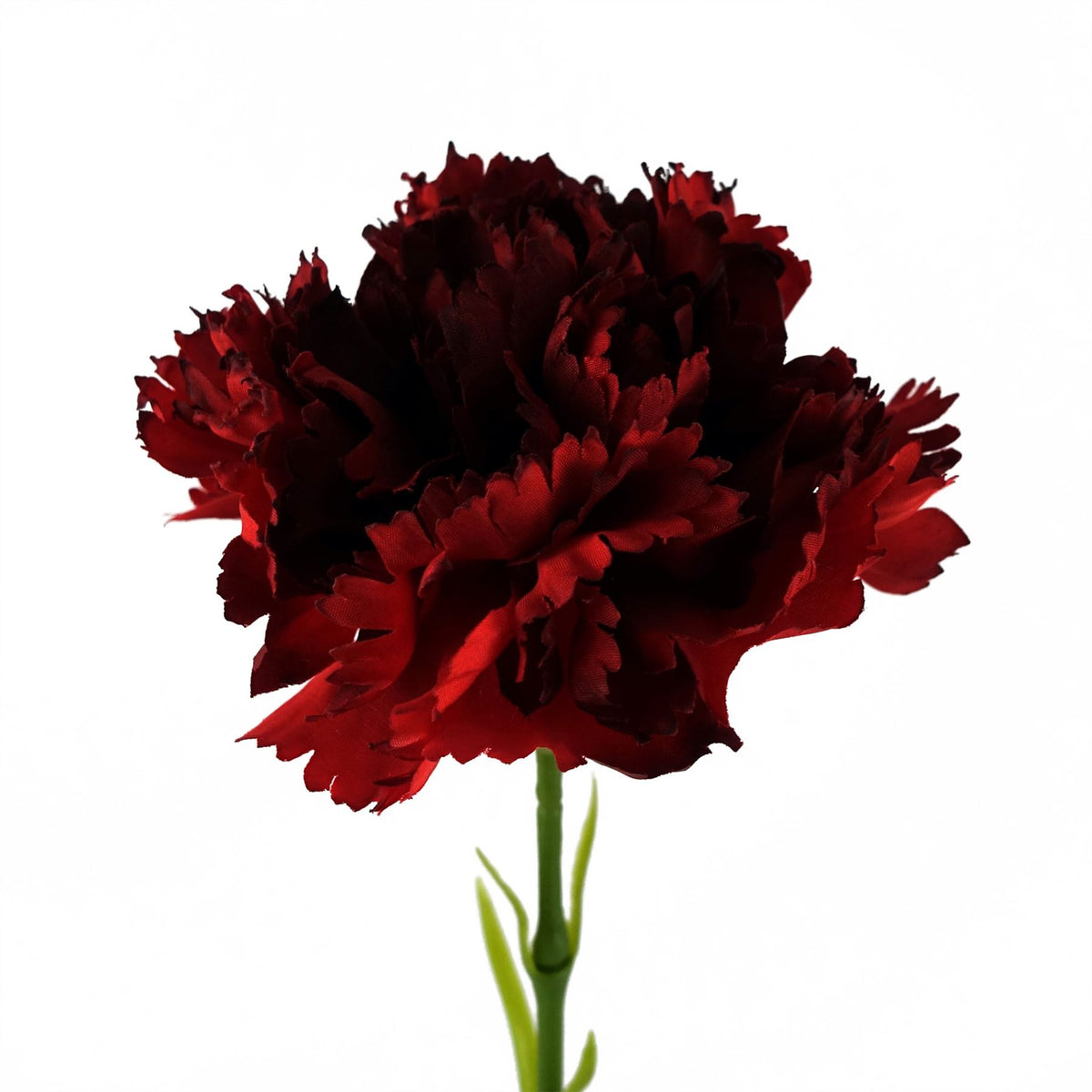 Red Artificial Carnation Flowers – Pack of 12 Stems