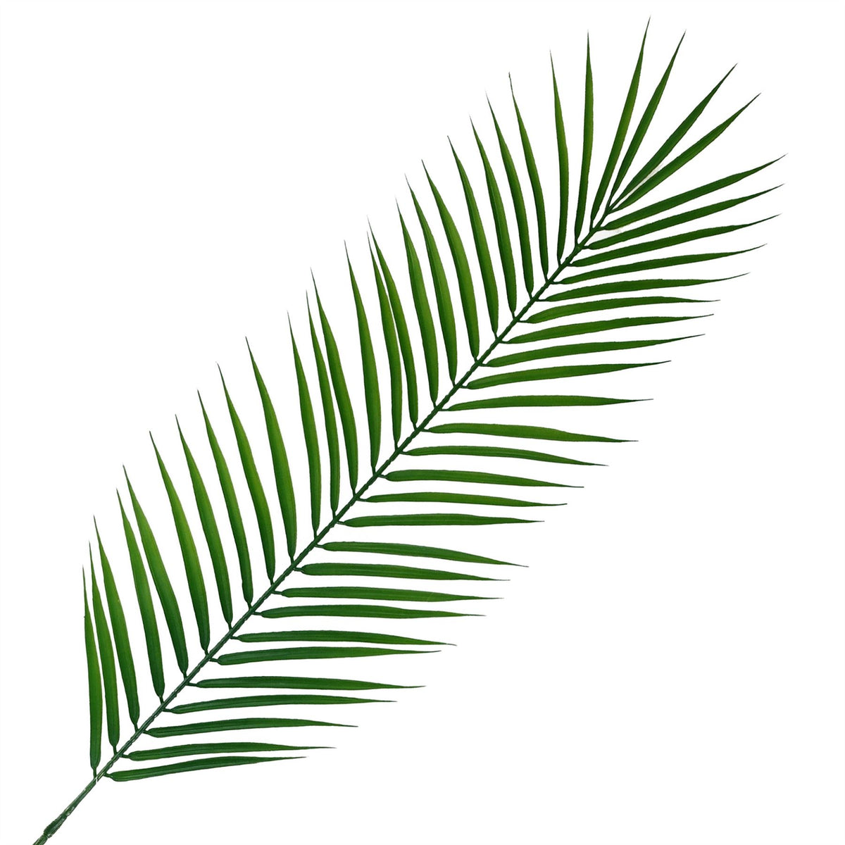 Leaf Design 100cm Realistic Artificial Palm Leaf – Wired Shapeable Stem for Arrangements