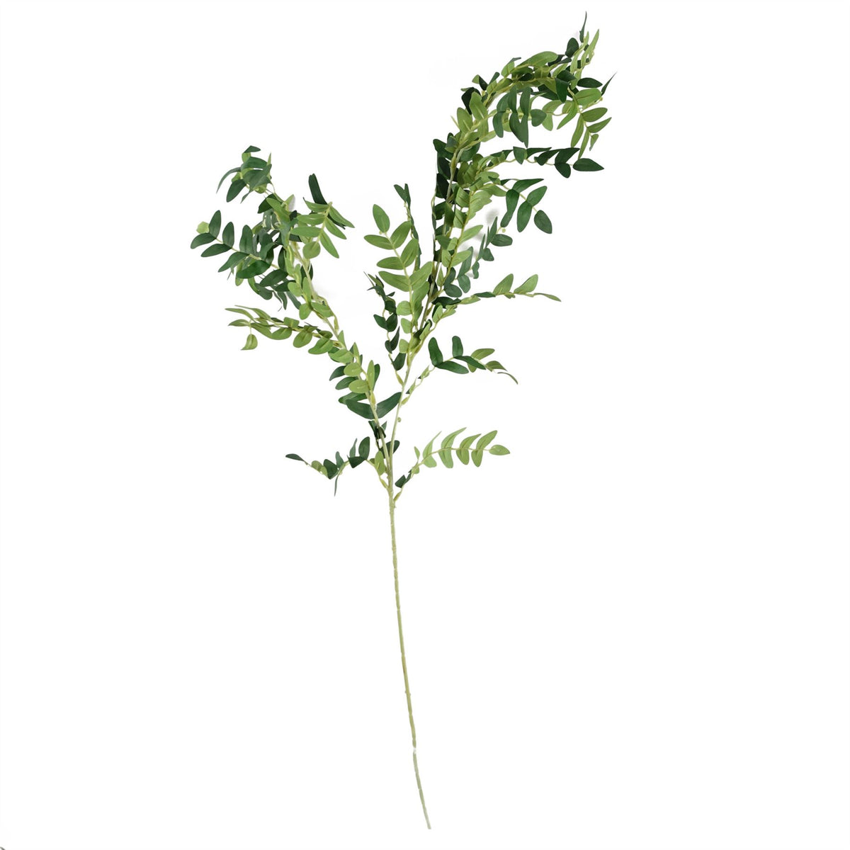 Leaf Pack of 6 Artificial Fern Foliage Stems, 100cm with Silk Leaves – Wired Stems for Arrangements