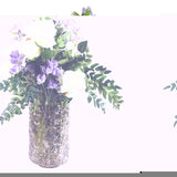 Leaf Pack of 6 Artificial Fern Foliage Stems, 100cm with Silk Leaves – Wired Stems for Arrangements