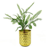 Leaf Pack of 6 Artificial Himalayan Maidenhair Fern Bushes, 55cm – Unpotted Wired Stems, Dark Green