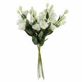 Pack of 6 x 80cm Artificial White Wild Rose Stem – 36 Flowers