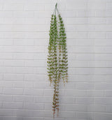 Leaf Pack of 12 Artificial Hanging String of Pearls Plants, 120cm – Extra Long Trailing Foliage for Displays