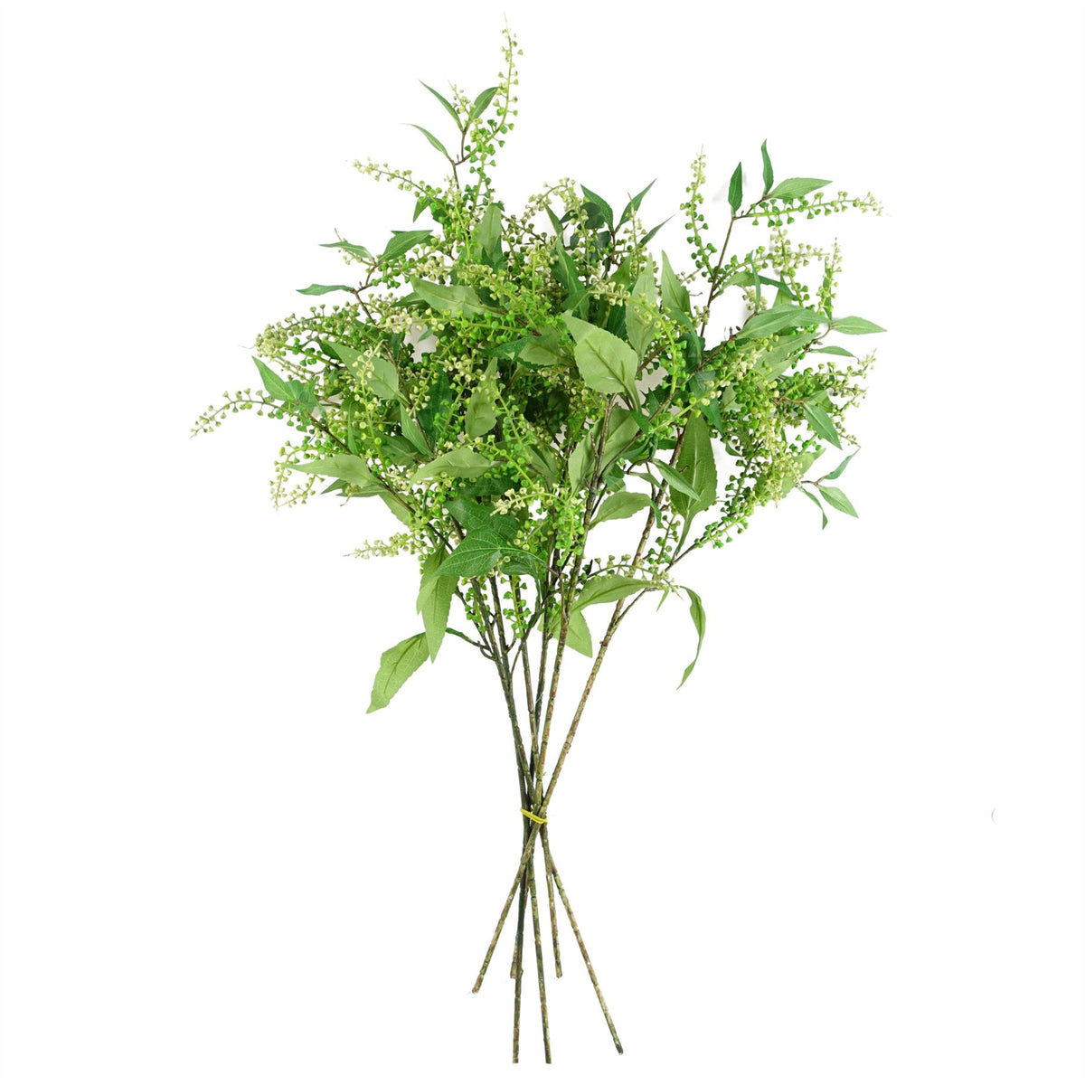 Leaf Artificial Green Foliage Spray, 85cm – Silk Leaf Stem for Arrangements