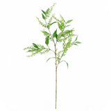 Leaf Artificial Green Foliage Spray, 85cm – Silk Leaf Stem for Arrangements