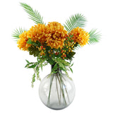 Leaf Artificial Green Foliage Spray, 85cm – Silk Leaf Stem for Arrangements