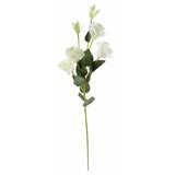 Leaf 80cm Artificial Red Lily Arrangement with Silver Glass Vase – Roses, Berries & Foliage Display, Red