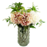 Leaf Extra Large Artificial Reflex Chrysanthemum Stem, 75cm – Silk Petals, Pink