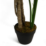 Leaf Luxury Artificial Monstera Plant, 150cm (5ft) in Black Pot – Realistic Statement Houseplant