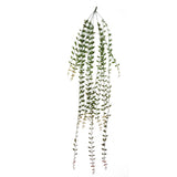 Leaf Pack of 12 Artificial Hanging String of Pearls Plants, 120cm Extra Long – Faux Trailing Foliage