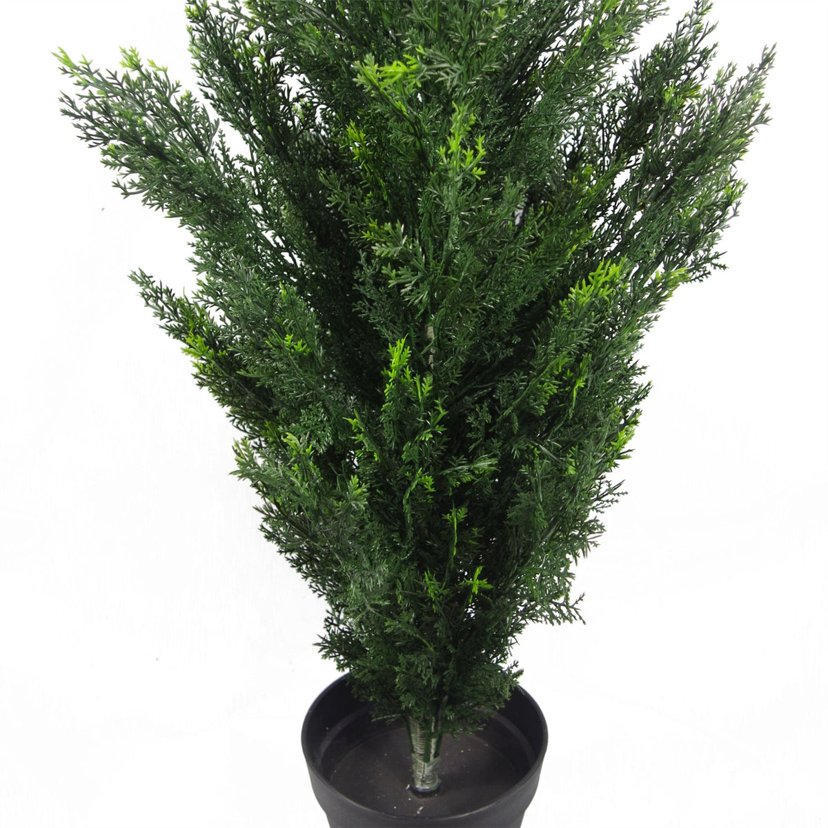 Leaf UV Resistant Artificial Cedar Cypress Topiary Tree, 120cm (4ft) – Indoor and Sheltered Outdoor Use
