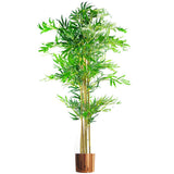 150cm (5ft) Realistic Artificial Bamboo Plants Trees – XL with Copper Metal Planter