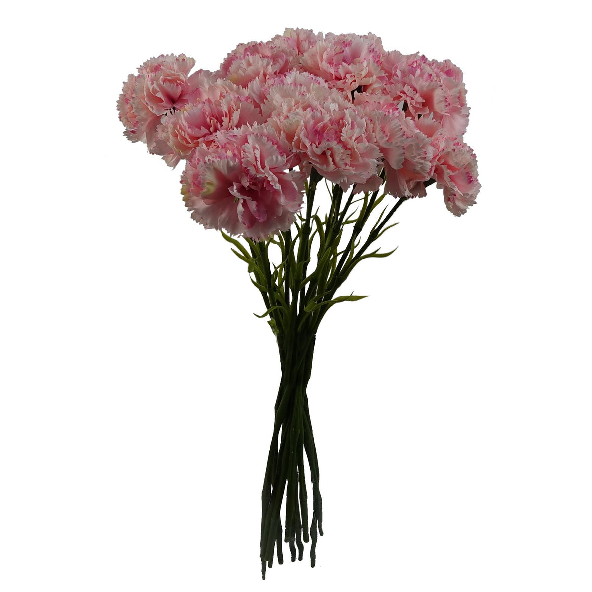 Pink Artificial Carnation Flowers – Pack of 12 Stems