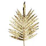 Leaf Artificial Palm Leaf with Wired Stem – 95cm Large Faux Foliage, Gold